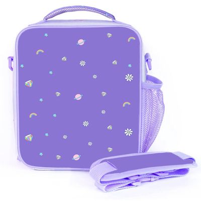 Eazy Kids Bento Boxes wt Insulated Lunch Bag Combo - Unicorn Purple