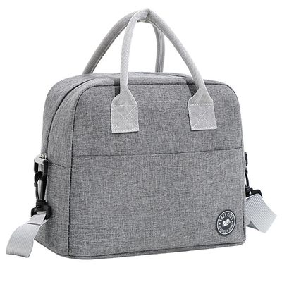 Eazy Kids Bento Boxes wt Insulated Lunch Bag Combo- Love Dubai Grey