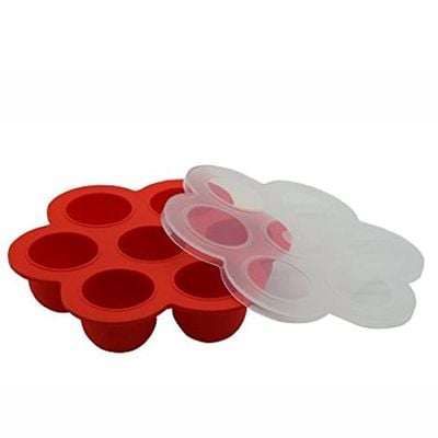 Eazy Kids 7 food freezer tray - Red