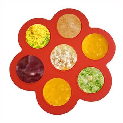 Eazy Kids 7 food freezer tray - Red