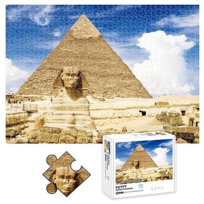 Little Story Jigsaw Puzzle Educational & Fun Game (The Great Pyramid of Giza, Egypt) - 1000 pcs