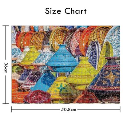 Little Story Jigsaw Puzzle Educational & Fun Game (Moroccan Art & Culture) - 500 pcs