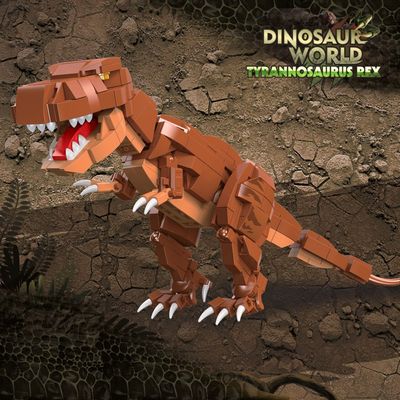 Little Story Block (Leg Godt) Toy Dinosaurs World - Tyrannosaurus Rex (350 Pcs)