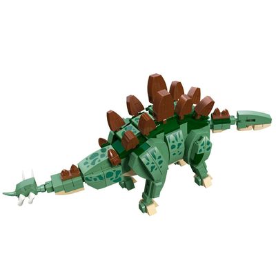 Little Story Block (Leg Godt) Toy Dinosaurs World - Stegosaurus (322 Pcs)