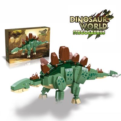 Little Story Block (Leg Godt) Toy Dinosaurs World - Stegosaurus (322 Pcs)