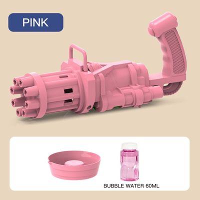 Little Story - 8 Holes Bubble Machine Kids Gun - Pink