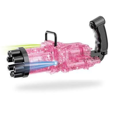 Little Story - 8 Holes Bubble Machine Kids Gun - Pink