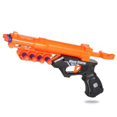 Little Story Kids Manual Bullet Gun wt 10pcs Soft Bullets - Orange