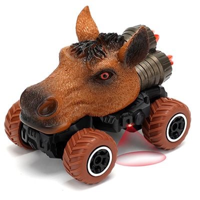 Little Story - Kids Toy 2 Channel Horse Car wt Remote Control - Red