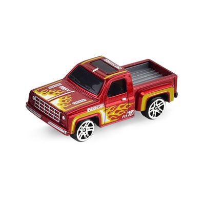 Little Story Alloy Sliding Pickup Toy Truck (6 Pcs) - Multicolor