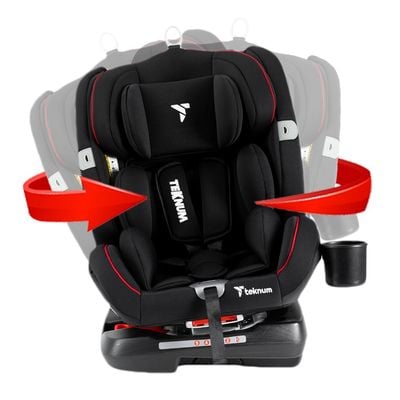 Teknum Evolve 360 Car Seat 0-12Yrs Black