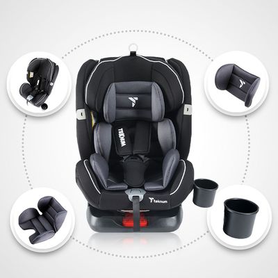 Teknum Evolve 360 Car Seat 0 - 12yrs Grey