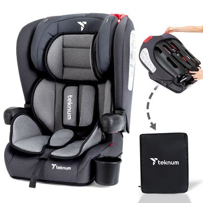 Teknum Pack and Go Foldable Car Seat Grey Teknum Pack and Go Foldable Car Seat Grey
