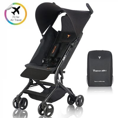 Teknum AIR - 1 Travel Stroller w / Carry Backpack - Black