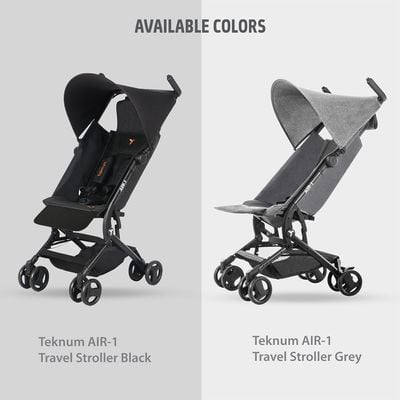 Teknum AIR - 1 Travel Stroller w / Carry Backpack - Black