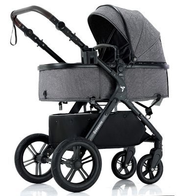 Eazy Kids Teknum 3In1 Compacto Travel Stroller-Dark Grey