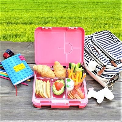 Nohoo Unicorn 3D Bag + Bento Lunch Box - Pink