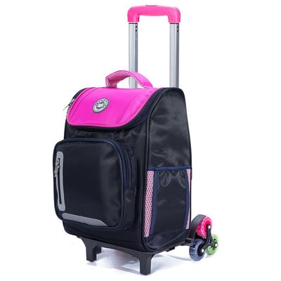 Eazy Kids-Trolley School Bag-Pink