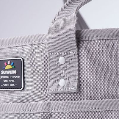 Sunveno Diaper Bag + Diaper Caddy - Nova Grey