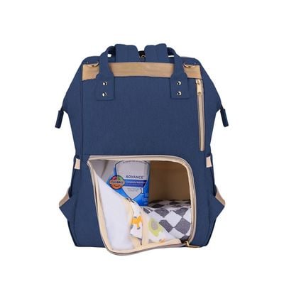 Sunveno Diaper Bag with USB - Navy Blue