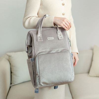 Sunveno Diaper Bag Corduroy - Grey