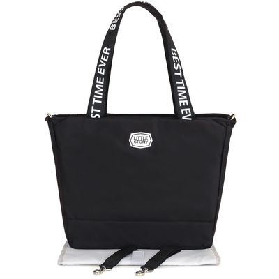 Little Story Best Time Ever Mommy Bag-Black