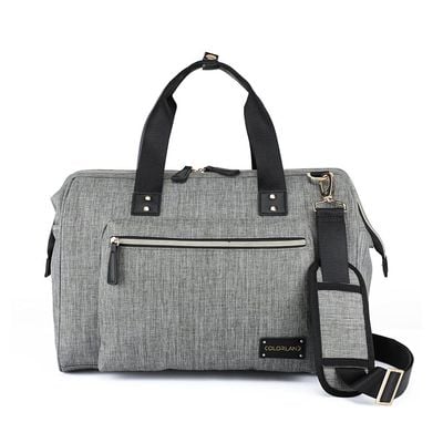 Little Story Zera Mom Dad Diaper Bag - Grey