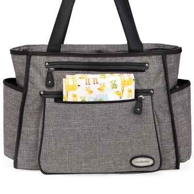 Little Story Betty Diaper Bag - Grey