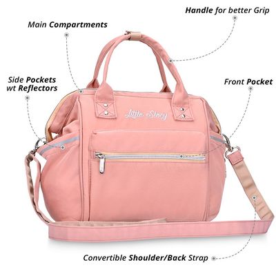 Little Story Ace Diaper Bag - Pink