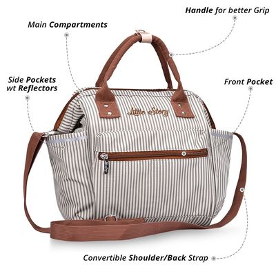 Little Story Ace Diaper Bag - Ivory