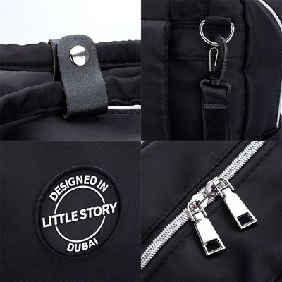 Little Story Velisa Diaper Bag - Black