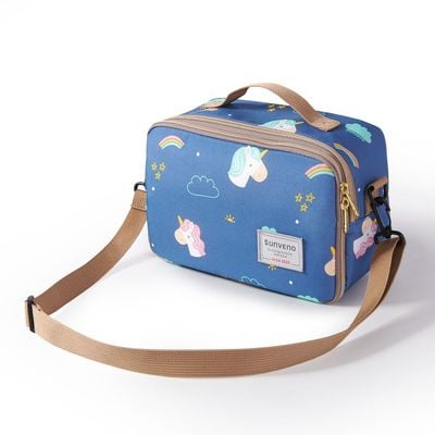 Sunveno Diaper Changing Clutch w / t Mat - Unicorn Blue