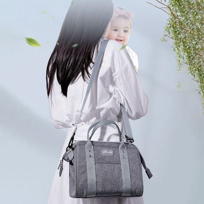 Sunveno Mini Grab and Go Diaper Bag - Grey