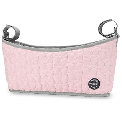 Little Story Premium Stroller Bag - Quilted - Pink