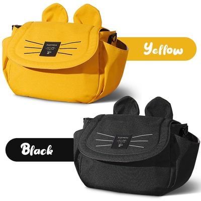 Sunveno Meow Stroller Diaper Bag - Yellow