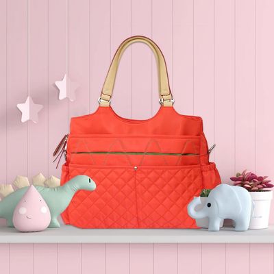 Sunveno Fashion Diaper Bag - Orange