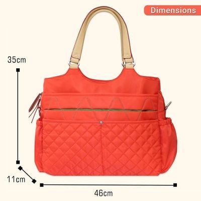 Sunveno Fashion Diaper Bag - Orange