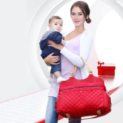 Sunveno Fashion Diaper Bag - Red