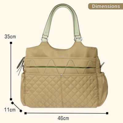 Sunveno Fashion Diaper Bag- Khaki