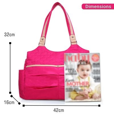 Sunveno Fashion Diaper Tote Bag - Pink