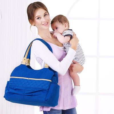 Sunveno Fashion Diaper Tote Bag - Blue