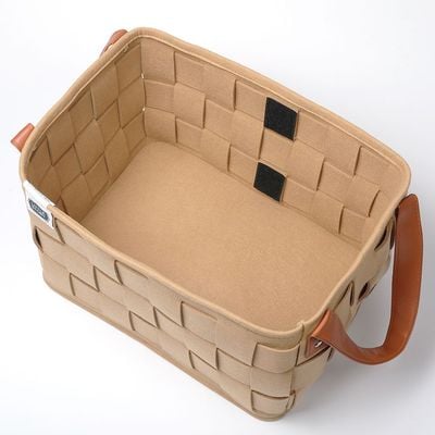 Little Story Multipurpose / Laundry Caddy Basket Felt - Khaki