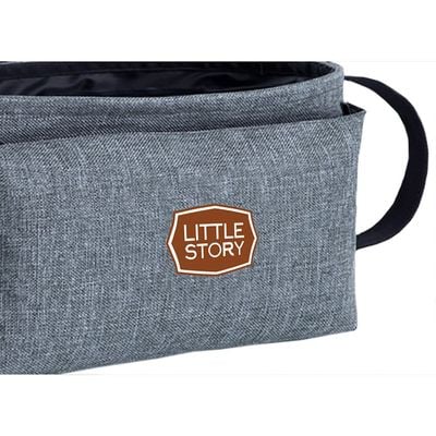 Little Story Bronx Stroller Organizer-Grey