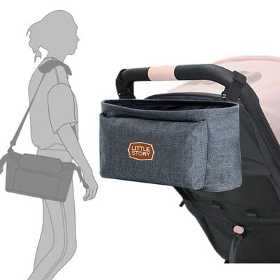 Little Story Bronx Stroller Organizer - Grey