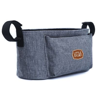 Little Story Bronx Stroller Organizer - Grey