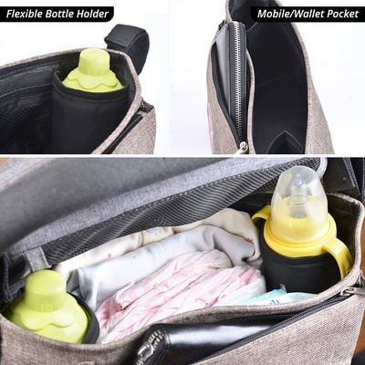 Little Story Bronx Stroller Organizer - Ivory