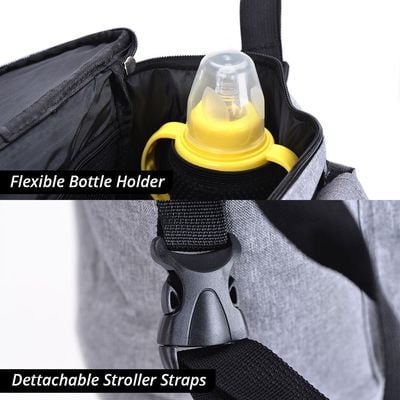 Little Story Stroller Organizer Travel Bag - Grey