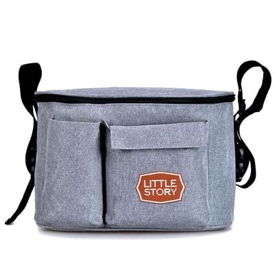 Little Story Stroller Organizer Travel Bag - Grey