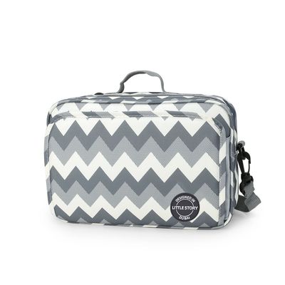 Little Story Baby Diaper Changing Clutch Kit - Wave Grey