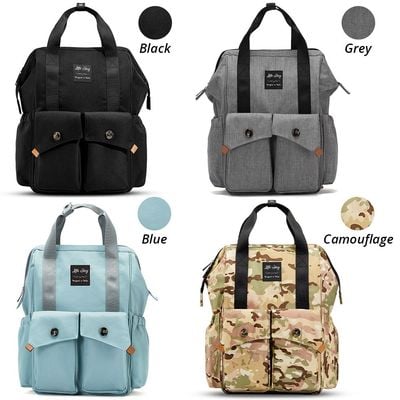 Little Story Elite Diaper Bag w / Stroller Hooks & Changing mat - Camouflage